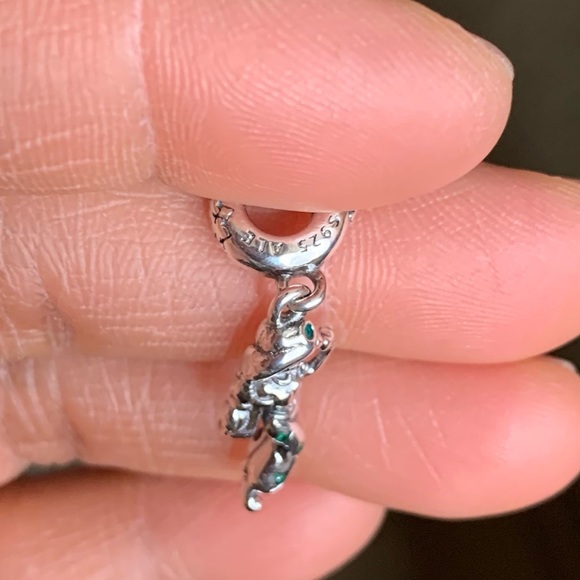 NWOT Disney Aladdin Princess Jasmine Dangle Charm Sterling Silver 925 - Picture 8 of 12